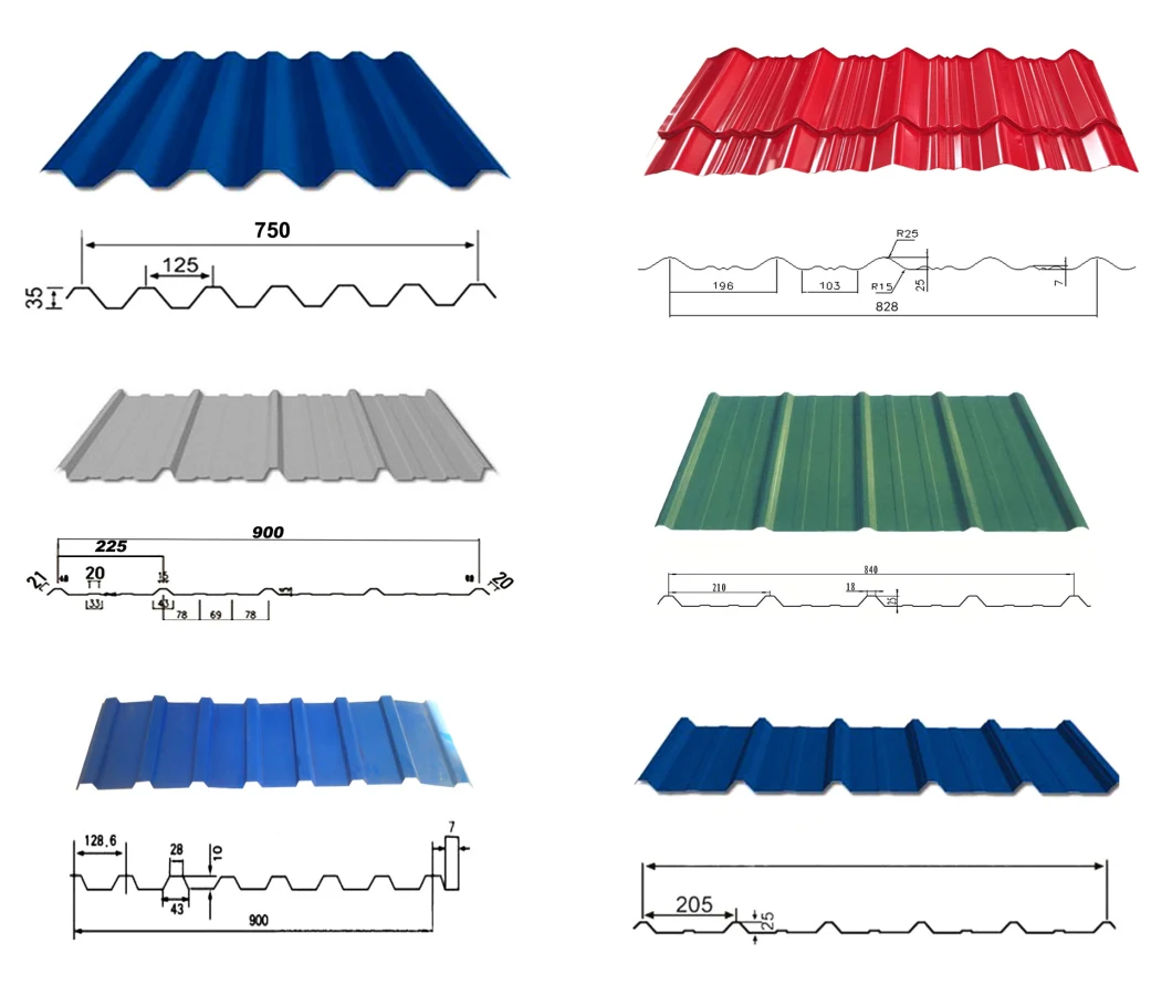 28 Gauge Dx51d Color Coated Zinc Prepainted Hot Dipped Galvalume/Galvanized Metal Gi PPGI SGCC Corrugated Roof Roofing Iron Steel Coil Sheet Price