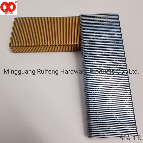 Ruifeng Hardware B7 시리즈는 견고한 와이어 스테이플용 공압 건으로 못을 조립했습니다.